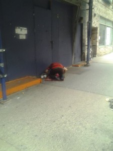 Ramadan Street Prayer 1