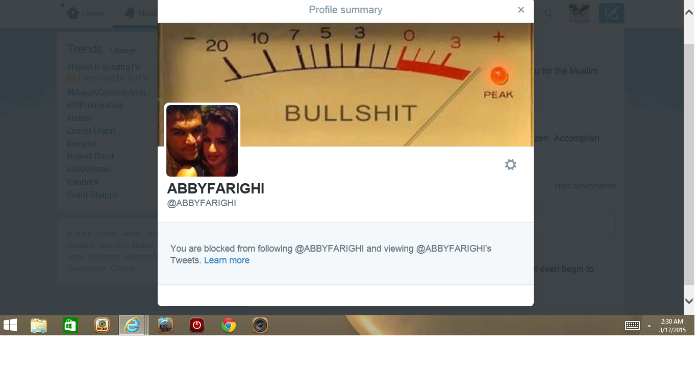 Blocked by 3 Abby