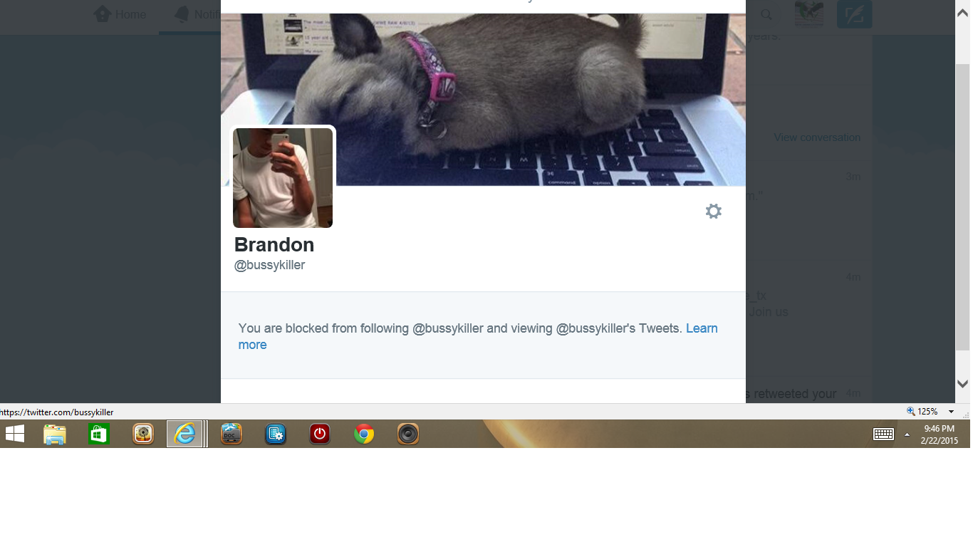 Blocked by Muslim Brandon