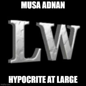 Hypocrisy Alert ~ the UK’s Musa Adnan